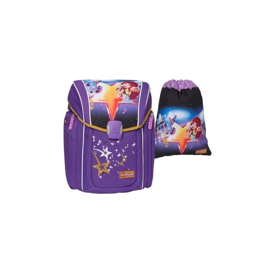 LEGO® BAGS FRIENDS Popstar školní taška Xtreme SET 2 dílný