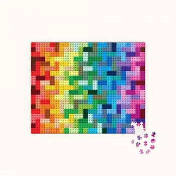 LEGO® PUZZLE Rainbow Bricks - 1000 DÍLKŮ