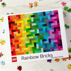 LEGO® PUZZLE Rainbow Bricks - 1000 DÍLKŮ