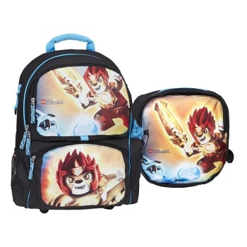 LEGO® BAGS CHIMA Fire & Ice školní taška Freshmen SET 2 dílný