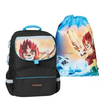LEGO® BAGS CHIMA Fire & Ice školní taška Starter Plus SET 2 dílný