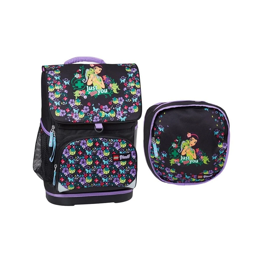 LEGO® BAGS FRIENDS Jungle školní taška Danish SET 2 dílný