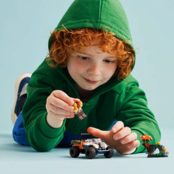 LEGO® 60424 CITY Čtyřkolka na průzkum džungle – mise panda červená