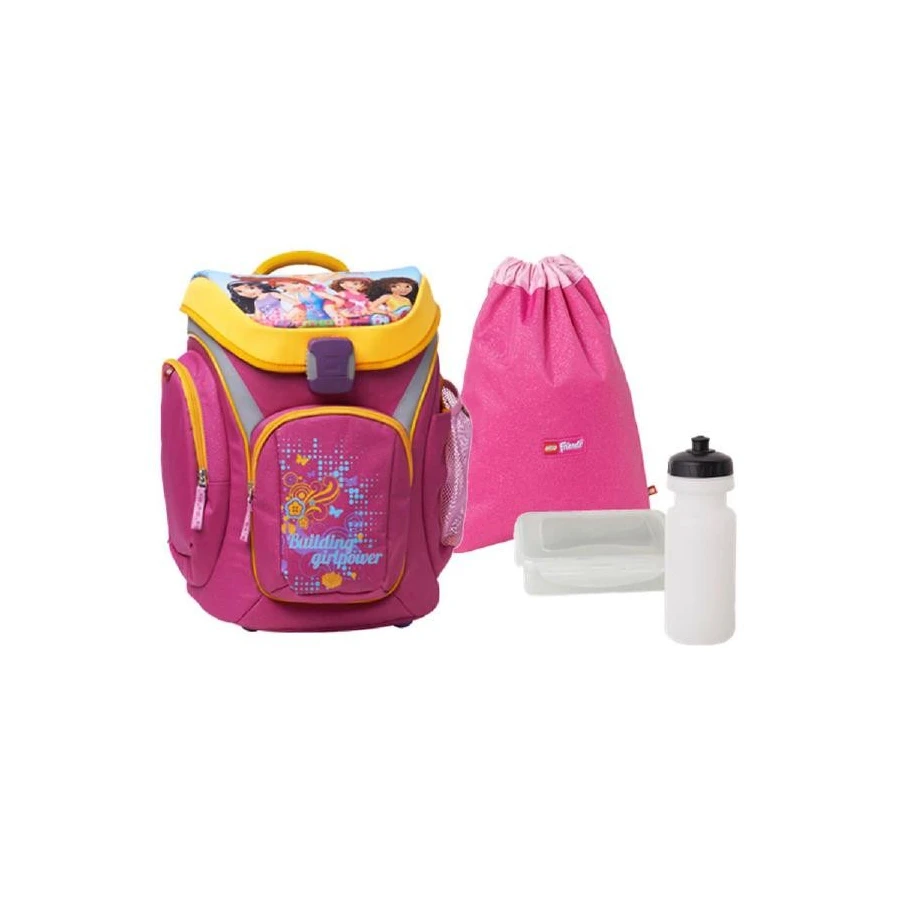 LEGO® BAGS FRIENDS All girls Explorer školní taška SET 4 dílný AKCE