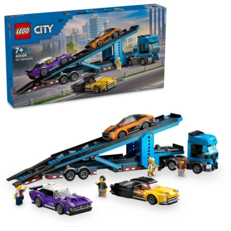 LEGO® 60408 CITY Kamion pro přepravu aut se sporťáky
