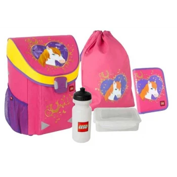 LEGO® BAGS GIRL HORSE 12304 Easy školní taška SET 5 d