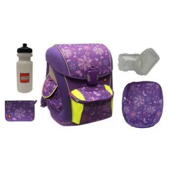 LEGO® BAGS PURPLE FLOWERS 12065 Supreme šk. taška SET 6 dílný AKCE