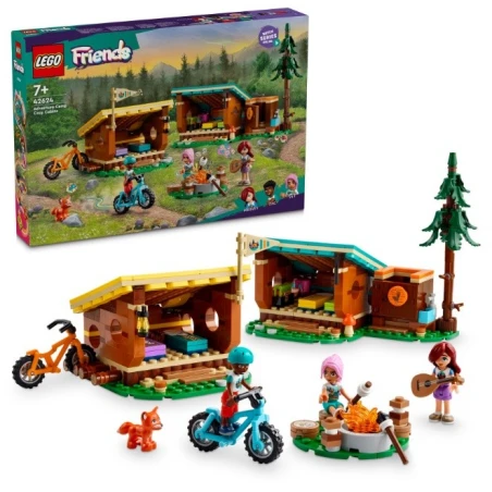 LEGO® 42624 FRIENDS Útulné chatky na dobrodružném táboře