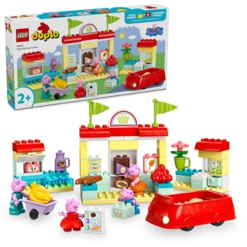 LEGO® 10434 DUPLO Prasátko Peppa a supermarket