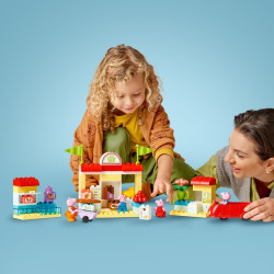 LEGO® 10434 DUPLO Prasátko Peppa a supermarket