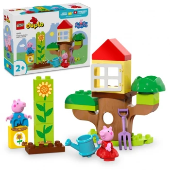 LEGO® 10431 DUPLO Prasátko Peppa – zahrada a dům na stromě