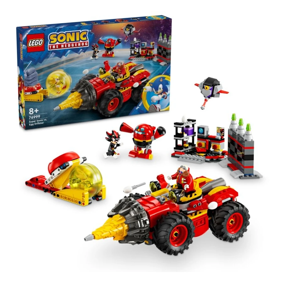LEGO® 76999 Sonic the Hedgehog™Super Sonic vs. Egg Drillster