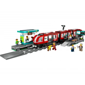 LEGO® 60423 CITY Tramvaj a zastávka v centru města