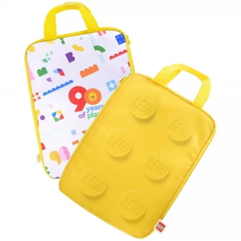 LEGO® Taška na notebook 90let hraní - žlutá