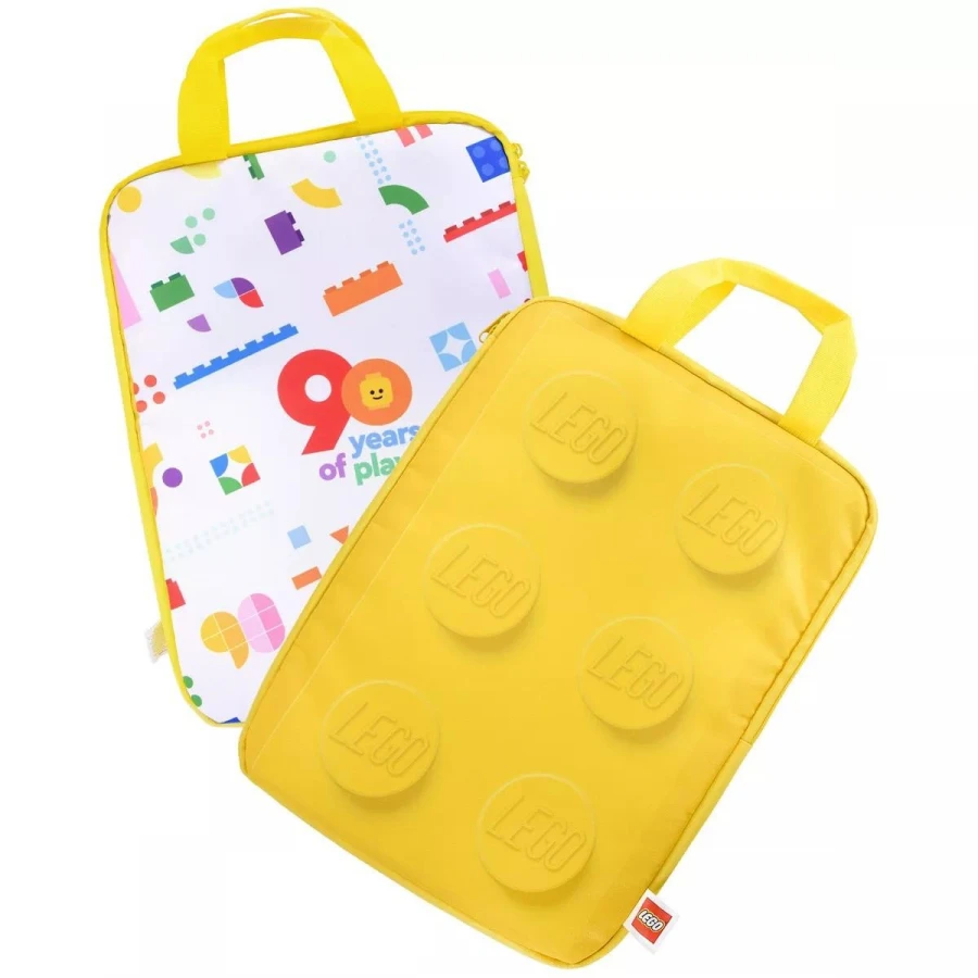 LEGO® Taška na notebook 90let hraní - žlutá