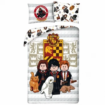 LEGO® 1101 HARRY POTTER™ Nebelvír - povlečení bavlna 140x200, 70x90 cm