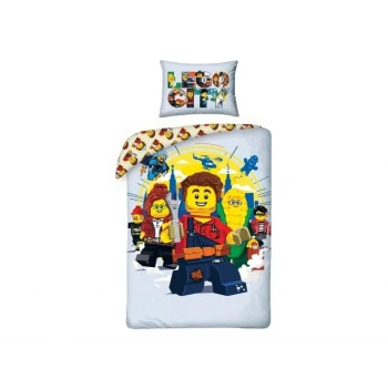 LEGO® 1048 CITY Dobrodružství - povlečení bavlna 140x200, 70x90 cm