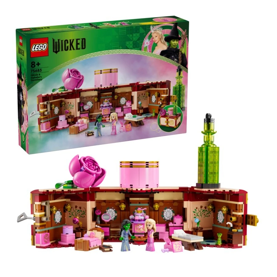 LEGO® 75683 WICKED Studentská kolej Glindy a Elphaby