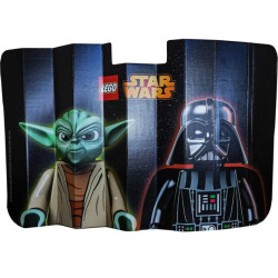 LEGO® STAR WARS™ Yoda a Darth Vader -  set stínítko do auta + samolepka