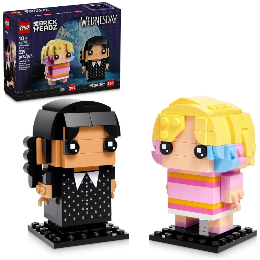 LEGO® 40750 BRICKHEADZ Wednesday a Enid