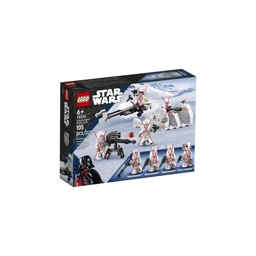 LEGO® 75320 STAR WARS® - !Bez figurek! - Bitevní balíček snowtrooperů