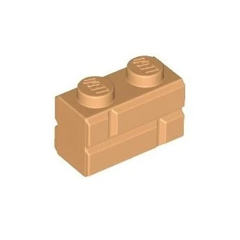 LEGO® DÍLY kostka 1x2 zděná cihla tmavě nugátová (98283)