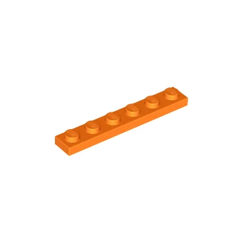 LEGO® CREATOR Podložka na stavění 1x6 oranžová (3666)