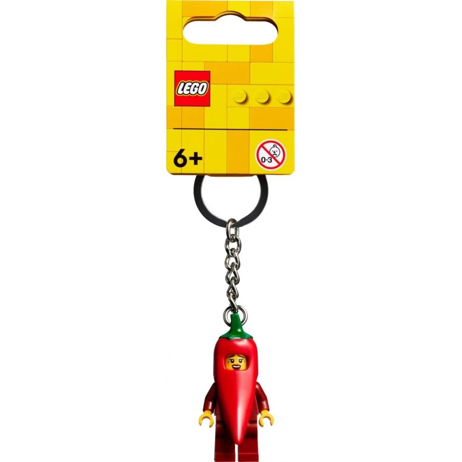 LEGO® 854234 Přívěsek na klíče – Dívka v kostýmu chilli papričky