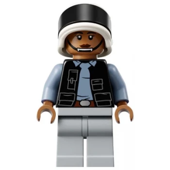 LEGO® Star Wars sw1392 Rebel Fleet Trooper - Female, Vest with Pockets, Black Neck