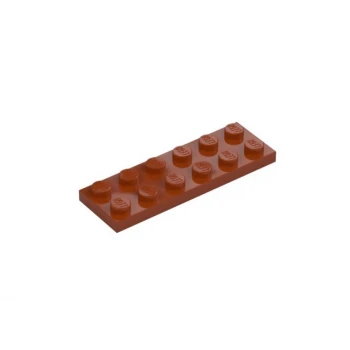 LEGO® CREATOR Podložka 2x6 Hnědooranžová tmavá (3795)