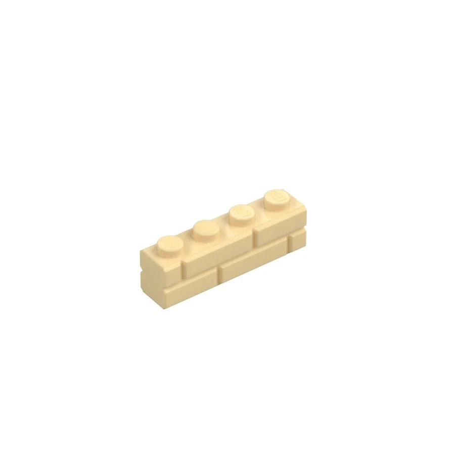 LEGO® DÍLY kostka 1x4 zděná cihla písková (15553)