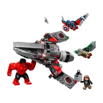 LEGO® 76292 MARVEL Souboj: Kapitán Amerika vs. Red Hulk