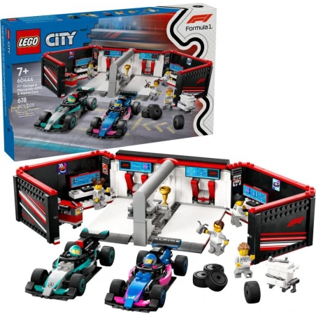 LEGO® 60444 CITY Garáž F1® a vozy Mercedes-AMG a Alpine