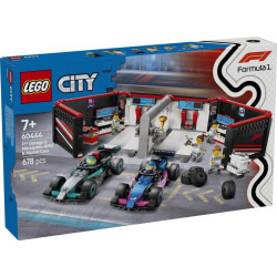 LEGO® 60444 CITY Garáž F1® a vozy Mercedes-AMG a Alpine