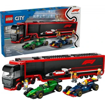 LEGO® 60445 CITY Kamion F1® s vozy F1® RB20 a AMR24
