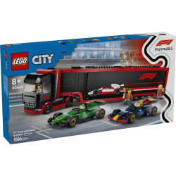 LEGO® 60445 CITY Kamion F1® s vozy F1® RB20 a AMR24