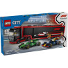 LEGO® 60445 CITY Kamion F1® s vozy F1® RB20 a AMR24