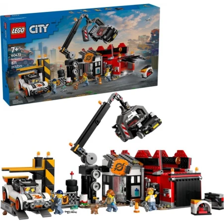LEGO® 60472 CITY Vrakoviště s auty