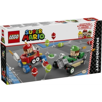 LEGO® 72034 SUPER MARIO Mario Kart™ – Baby Mario vs. Baby Luigi