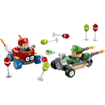 LEGO® 72034 SUPER MARIO Mario Kart™ – Baby Mario vs. Baby Luigi