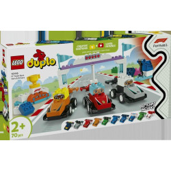 LEGO® 10445 DUPLO Závodní auta a řidiči týmu F1®