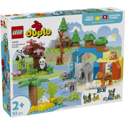 LEGO® 10446 DUPLO Rodinky divokých zvířat 3 v 1