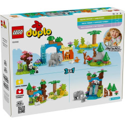 LEGO® 10446 DUPLO Rodinky divokých zvířat 3 v 1