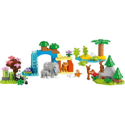 LEGO® 10446 DUPLO Rodinky divokých zvířat 3 v 1