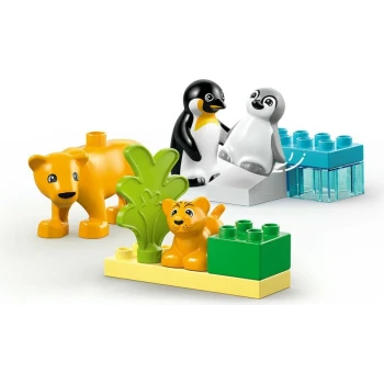 LEGO® 10442 DUPLO Rodinky divokých zvířat: Tučňáci a lvi