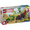 LEGO® 11198 MARVEL Spin, Electro a honička s dinosauřím vozidlem