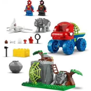 LEGO® 11199 MARVEL Spideyho tým a záchrana dinosaurů s truckem