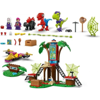 LEGO® 11200 MARVEL Spidey, Gobby a raptoří bitva na základně na stromě