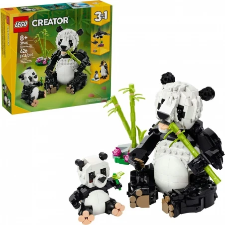 LEGO® 31165 CREATOR Divoká zvířata: Pandí rodinka