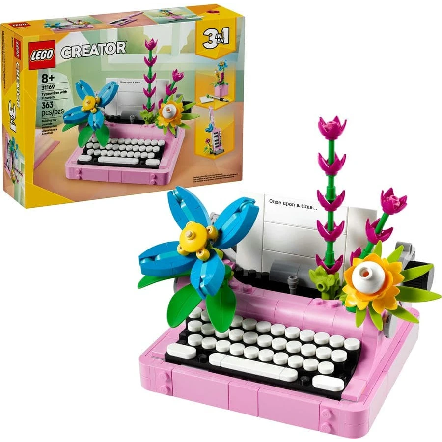 LEGO® 31169 CREATOR Psací stroj s květinami